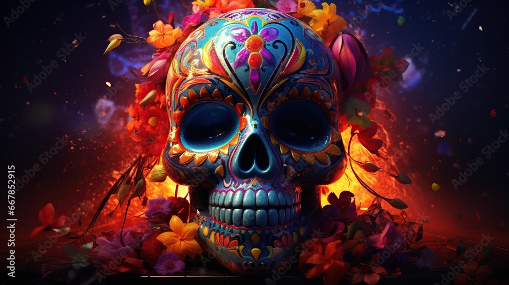 Day of dead, dia de los muertos, mexico festival, skull, dia de los muertos background Day of dead, dia de los muertos, mexico festival, skull, dia de los muertos background