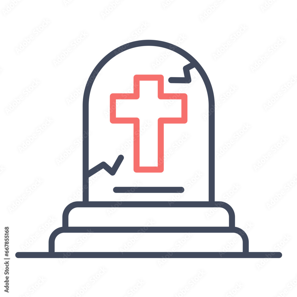 Obraz premium Gravestone Icon