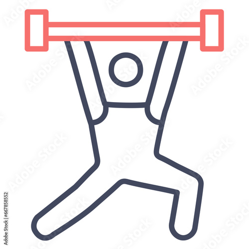 Weightlifter Icon