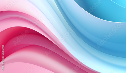 Blue and pink technology waves abstract background