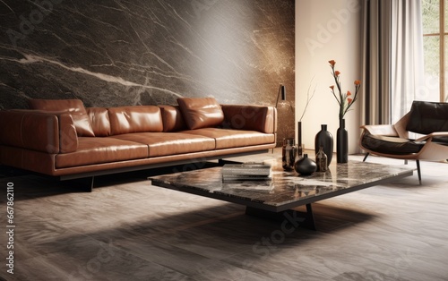 A complete modern style liv...