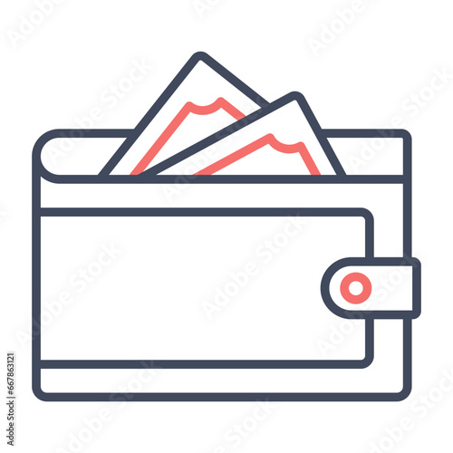 Money in Wallet Icon