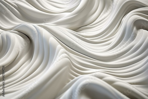 Textile with ripples and folds, displaying a luxurious surface. Generative AI