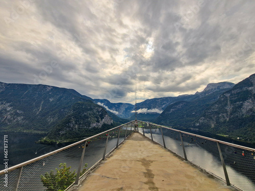 Wallpaper Mural Skywalk viewing platform in Hallstatt, Austria Torontodigital.ca
