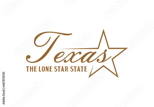 Texas The Lone Star State Logo
