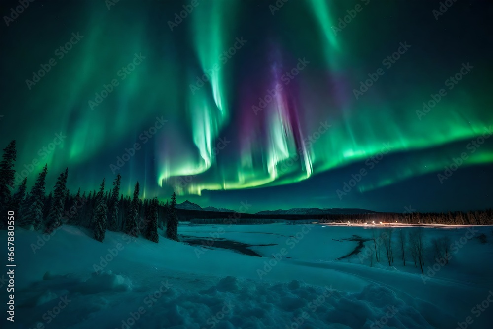 The magic of northern lights