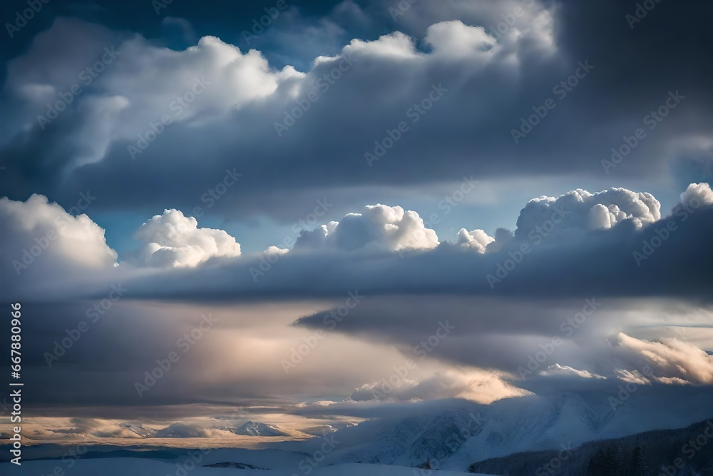 Fototapeta premium clouds in the sky
