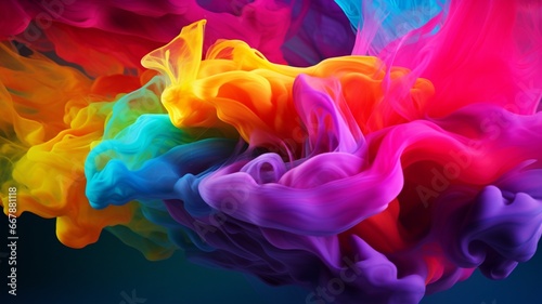 Colorful abstract high resolution wallpapers image Ai generated art