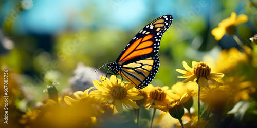 butterfly on a flower © Demencial Studies