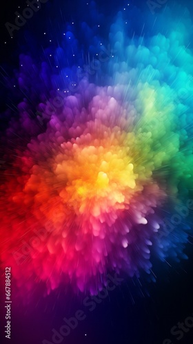 abstract colorful background with sparkles and space for text or image