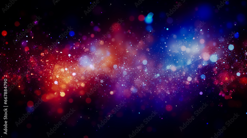 Abstract particles or glitter background.