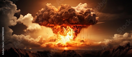 Nuclear bomb detonation