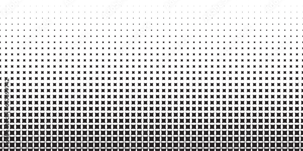 Black and white halftone dotted pattern. Black and white halftone dotted pattern.