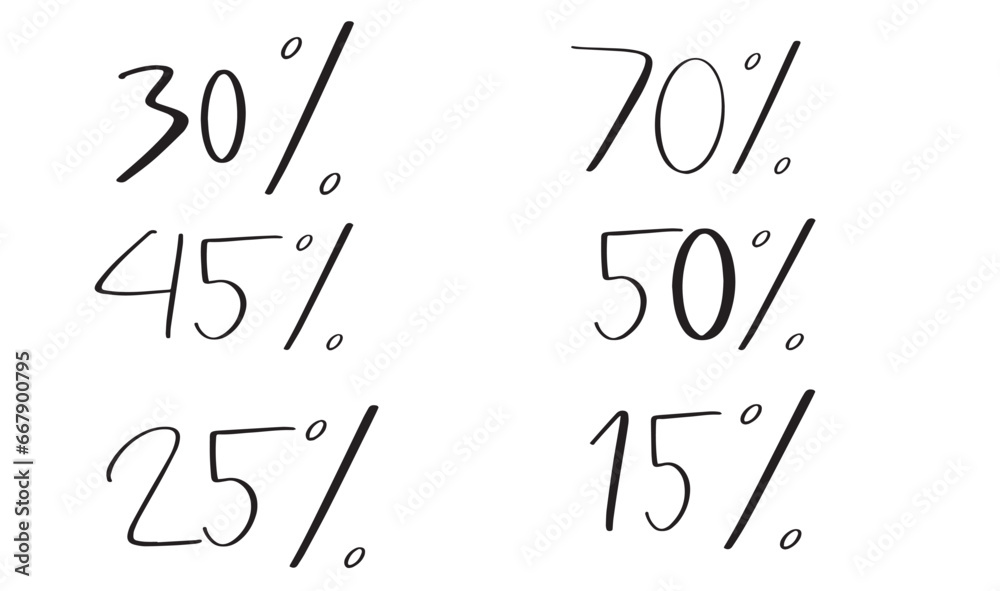 number group set percent price symbol discount marketing offer discount financial retail store promotion vector illustration icon money calligraphy hand written advertisement business money deal sell number group set percent price symbol discount marketing offer discount financial retail store promotion vector illustration icon money calligraphy hand written advertisement business money deal sell