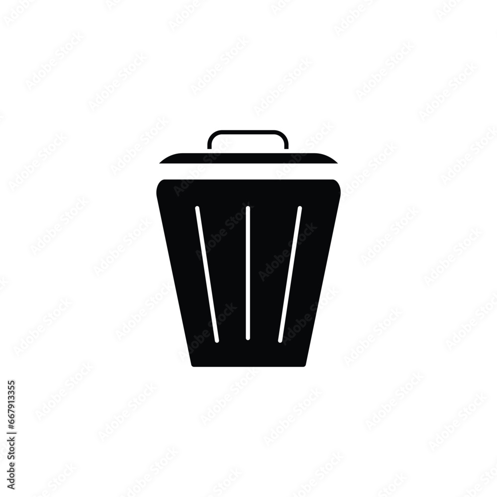 trash concept line icon. Simple element illustration.trash concept outline symbol design. trash concept line icon. Simple element illustration.trash concept outline symbol design.