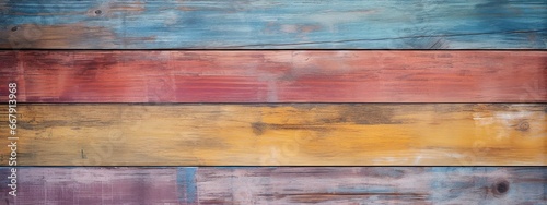 Artistry in Wood: Painted Texture Background Perfect for Banners and Designs