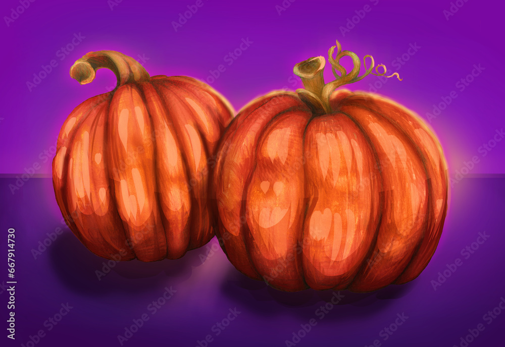 pumpkin magic halloween scary - obrazy, fototapety, plakaty 