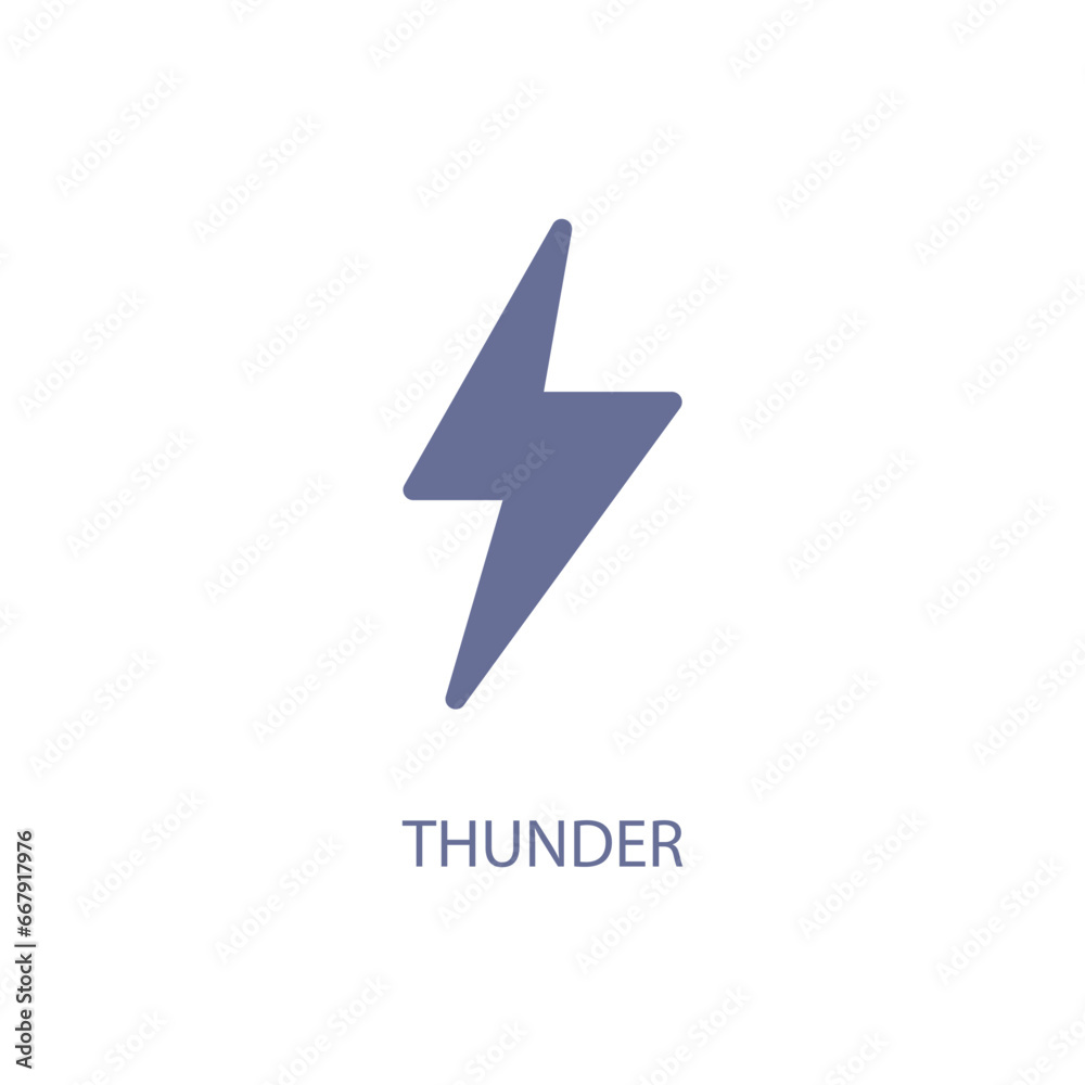 Lightning concept line icon. Simple element illustration.Lightning concept outline symbol design. Lightning concept line icon. Simple element illustration.Lightning concept outline symbol design.