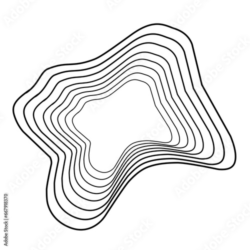 contour line pattern 