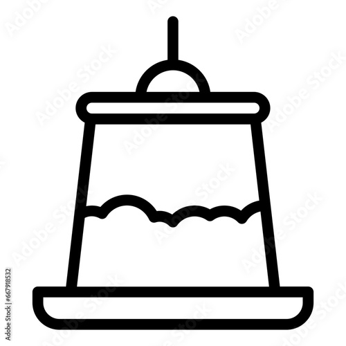Feeder black outline icon
