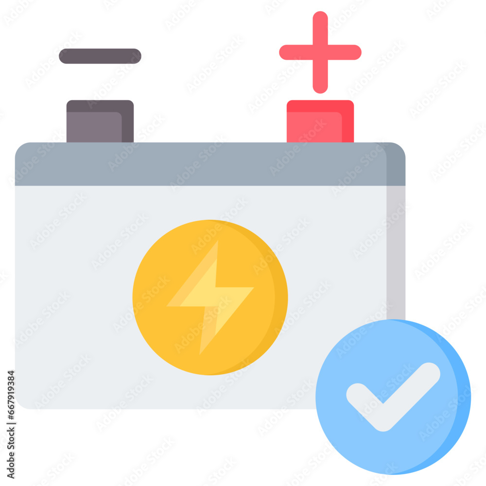 Battery Stock Flat Icon Battery Stock Flat Icon