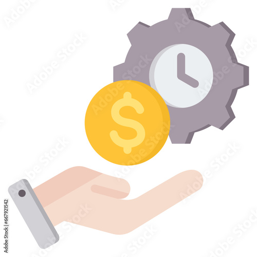 Gig Economy Flat Icon
