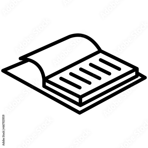 Notebook icon are typically used in a wide range of applications, including websites, apps, presentations, and documents related to writing, drawing, and office work.