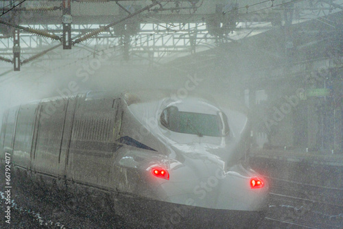 train in motion