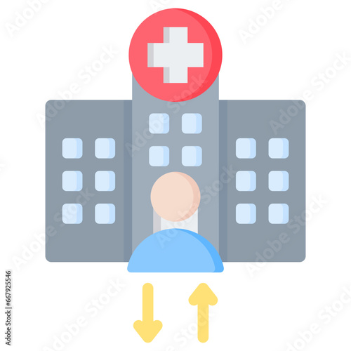 Outpatient Flat Icon