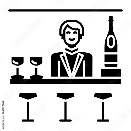 hotel bar icon
