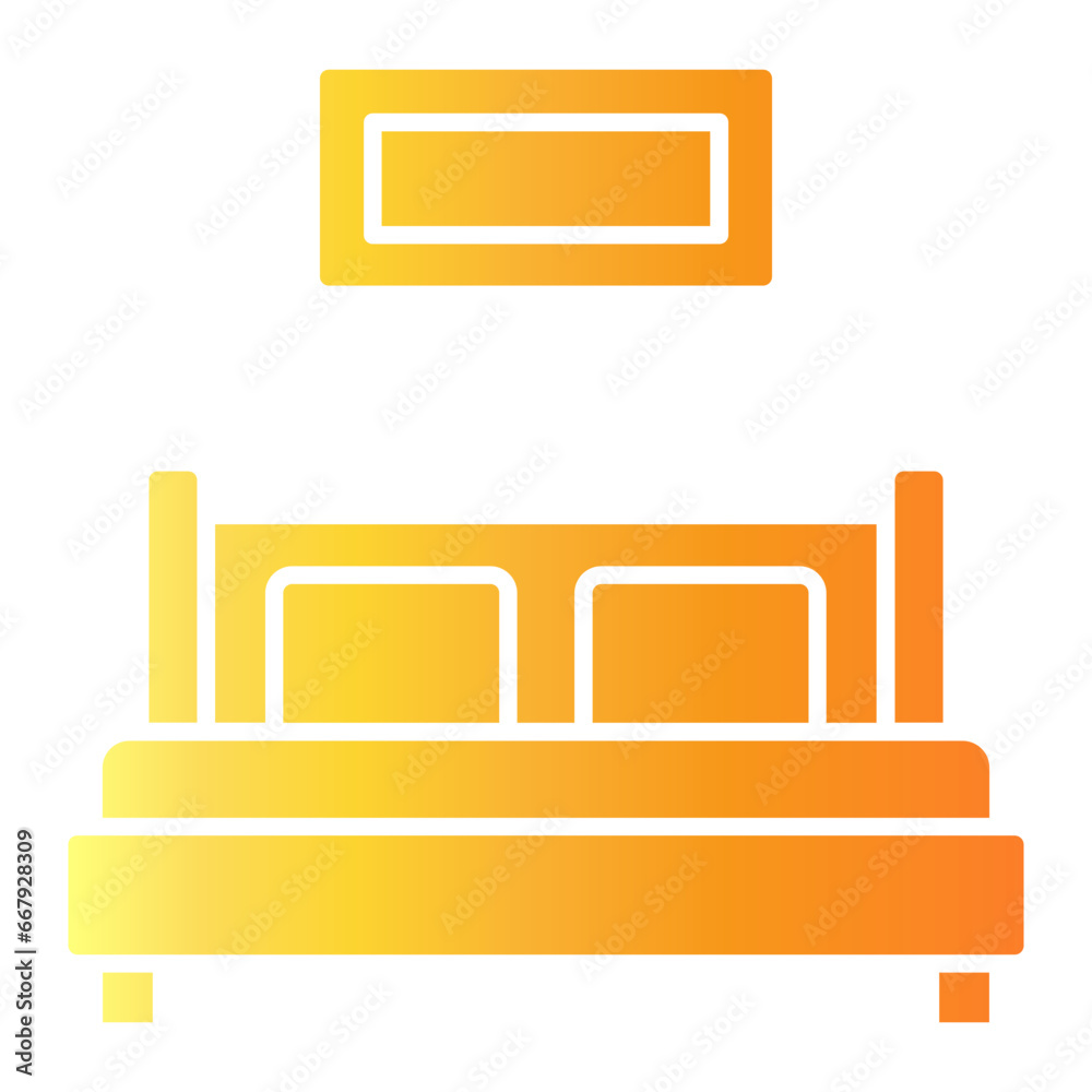 double bed icon