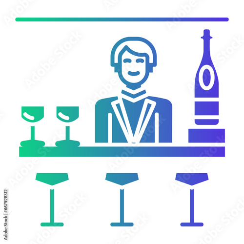 hotel bar icon