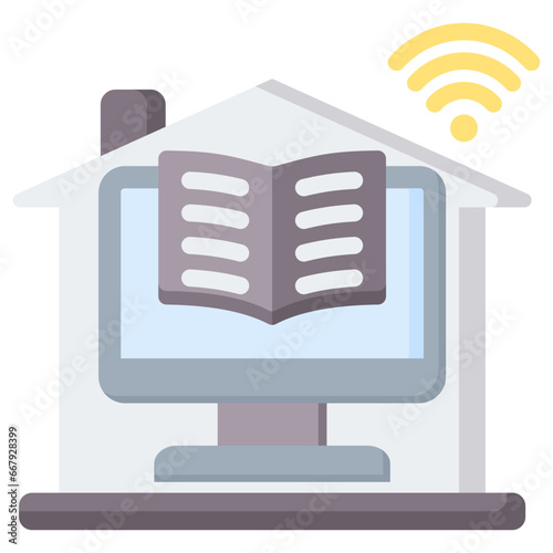 Homeschooling Flat Icon