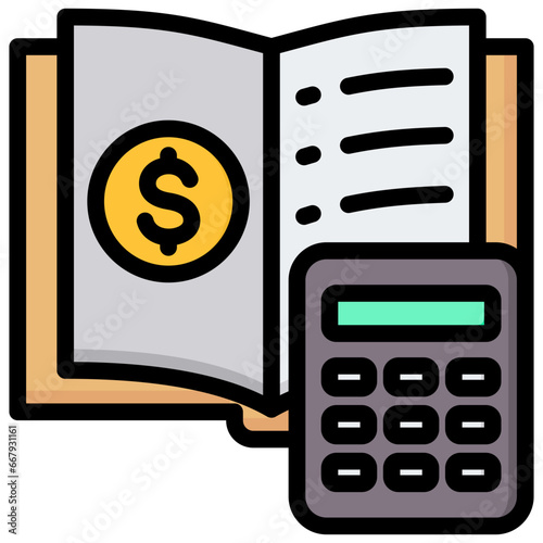 Ledger Outline Color Icon