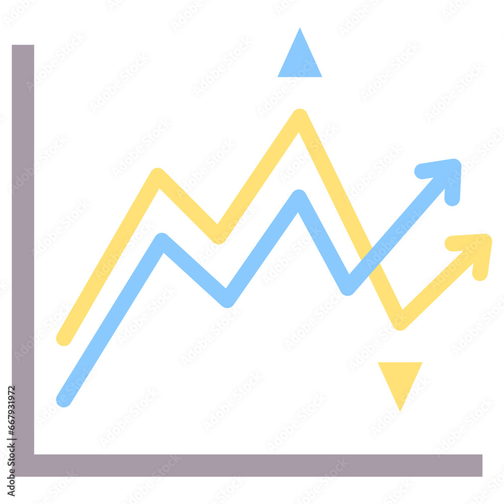 Stocks Flat Icon Stocks Flat Icon