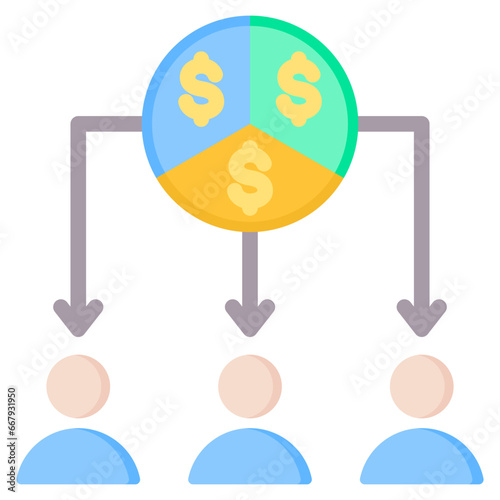 Shareholder Value Flat Icon