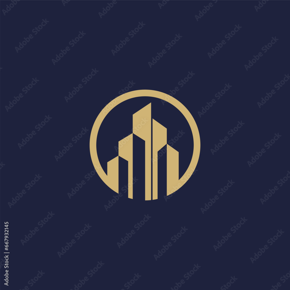 Skyscraper logo design. Real estate, architecture logo concept. Skyscraper logo design. Real estate, architecture logo concept.