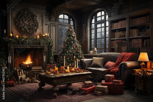 Christmas Decorations and Christmas Tree © Aurora Blaze