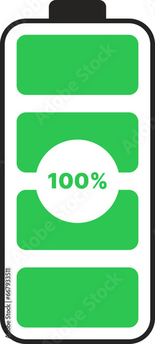 battery icons indicator power level
