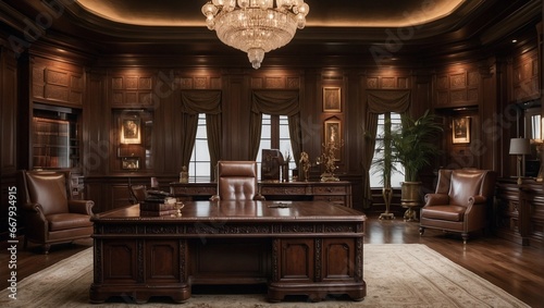 A Realm of Corporate Triumph: The Executive's Office
