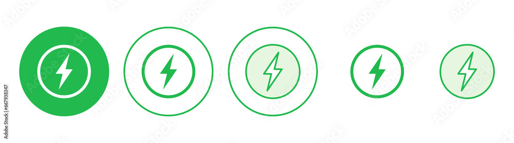 Power icon set. Power Switch Icon. Electric power Power icon set. Power Switch Icon. Electric power