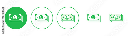 Money icon set. Money vector icon.