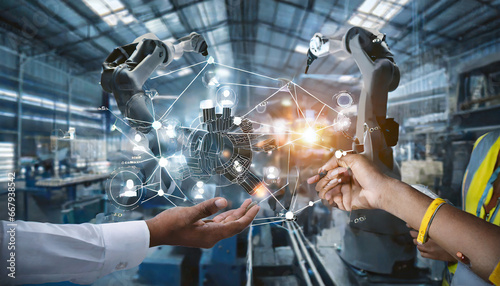 Industry 4.0, the advancement of AI technology and software, has made industrial workflows faster and more accurate. It is a revolution in the industry of the future and enters a completely new era © Donald