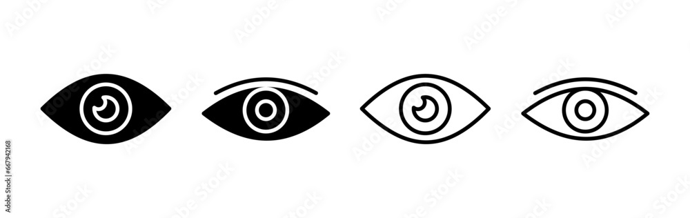 Eye icon. Look and Vision icon. Eye vector icon Eye icon. Look and Vision icon. Eye vector icon