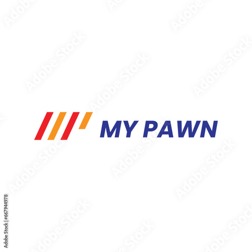 pawn logo design vector format