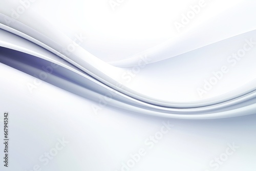 Abstract white soft waves background © AITTHIPHONG