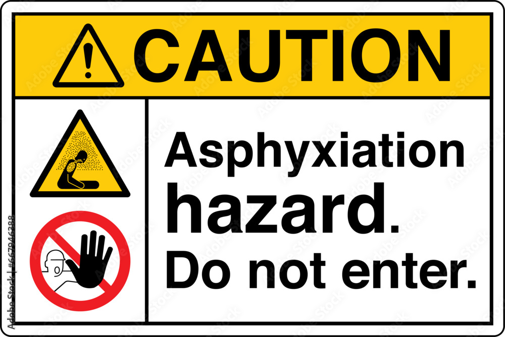 ANSI Z535 Safety Sign Marking Label Two Symbol Pictogram Standards