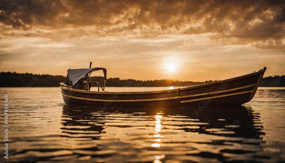 boat at sunset boat at sunset