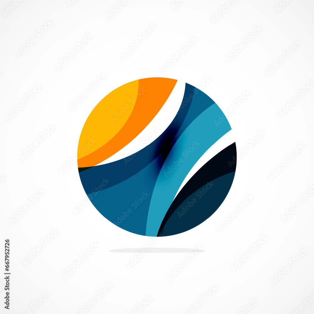 Abstract circle logo, dynamic aesthetic. Simplicity suggests connectivity, fluidity, and energy, making it a versatile choice for brands seeking a modern, visually engaging identity Abstract circle logo, dynamic aesthetic. Simplicity suggests connectivity, fluidity, and energy, making it a versatile choice for brands seeking a modern, visually engaging identity
