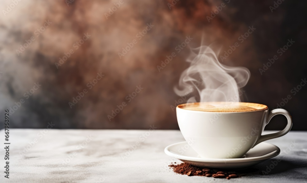 Coffee late art in mug